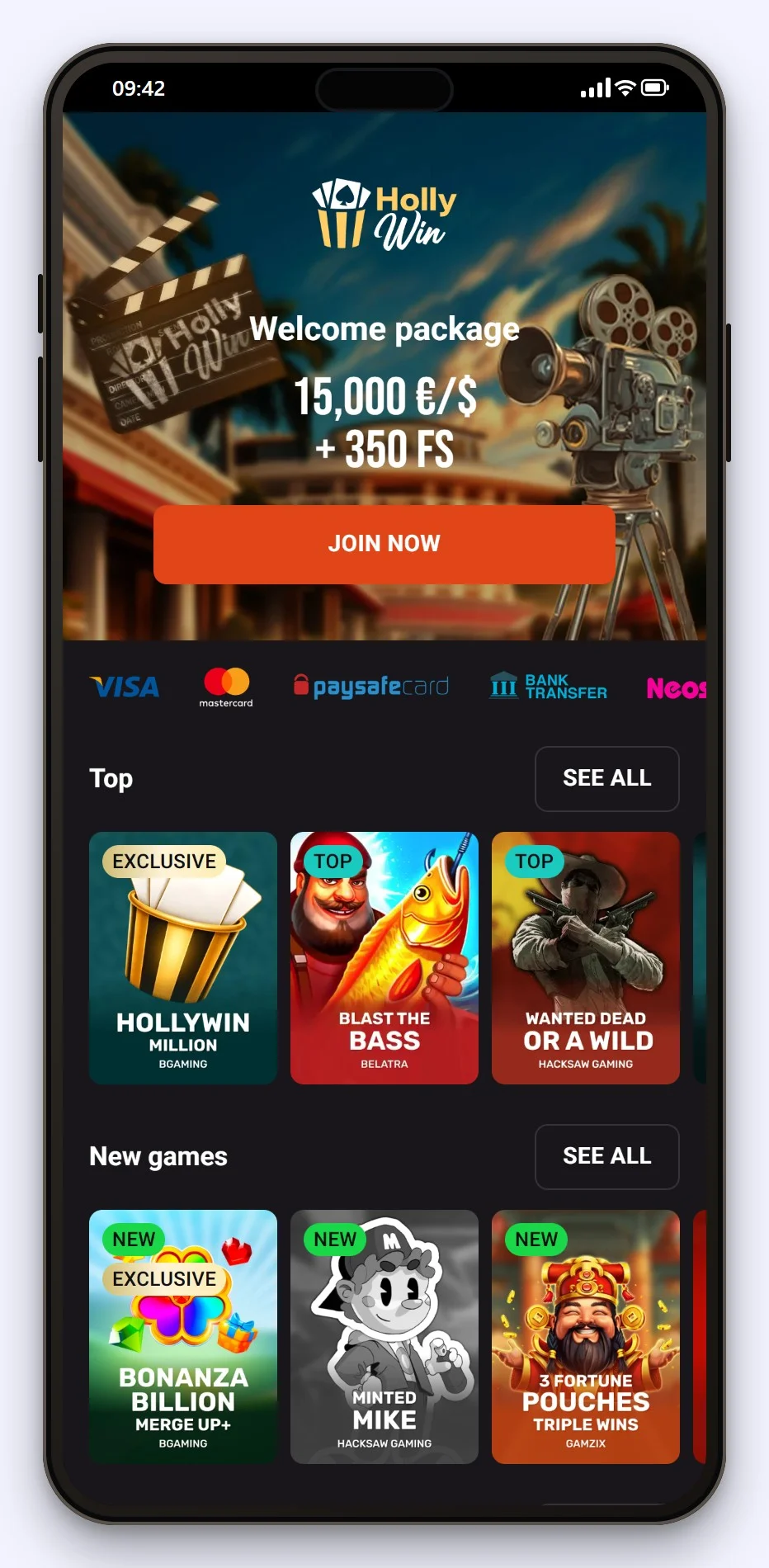 curacao online casinos without gamstop: Hollywin